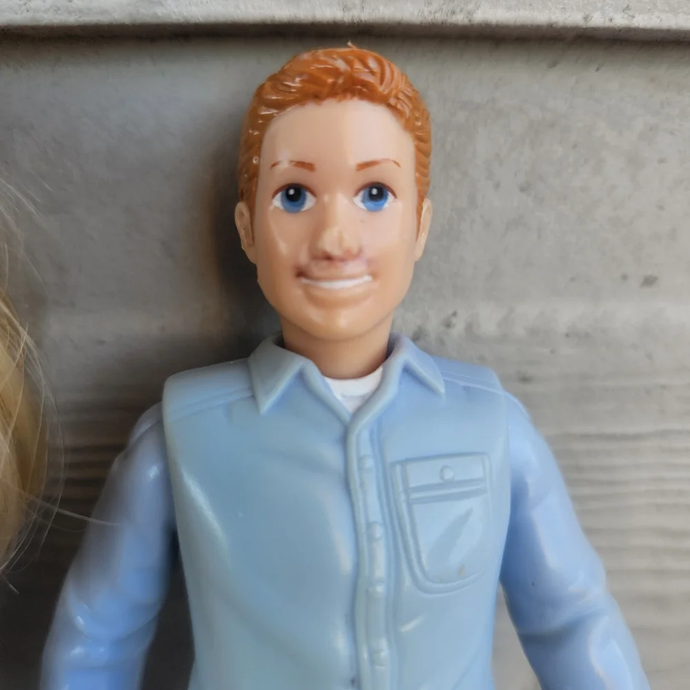 Fisher Price Loving Family Doll House Figure Lot Dad Mom Girl Blonde 2000 2006
